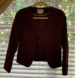 Burgundy  Blazer from Loft.